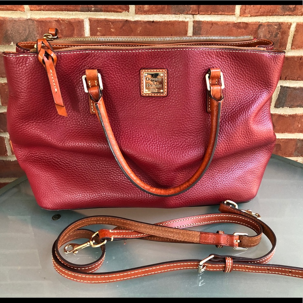 Dooney & Bourke Pebble Leather Willa Satchel